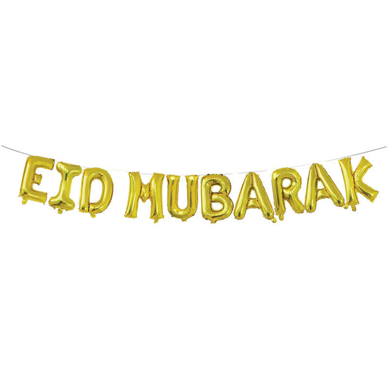 Eid Mubarak Latex Balloon Ramadan Kareem Decoration Festival Party Supplies Maison Taw'am