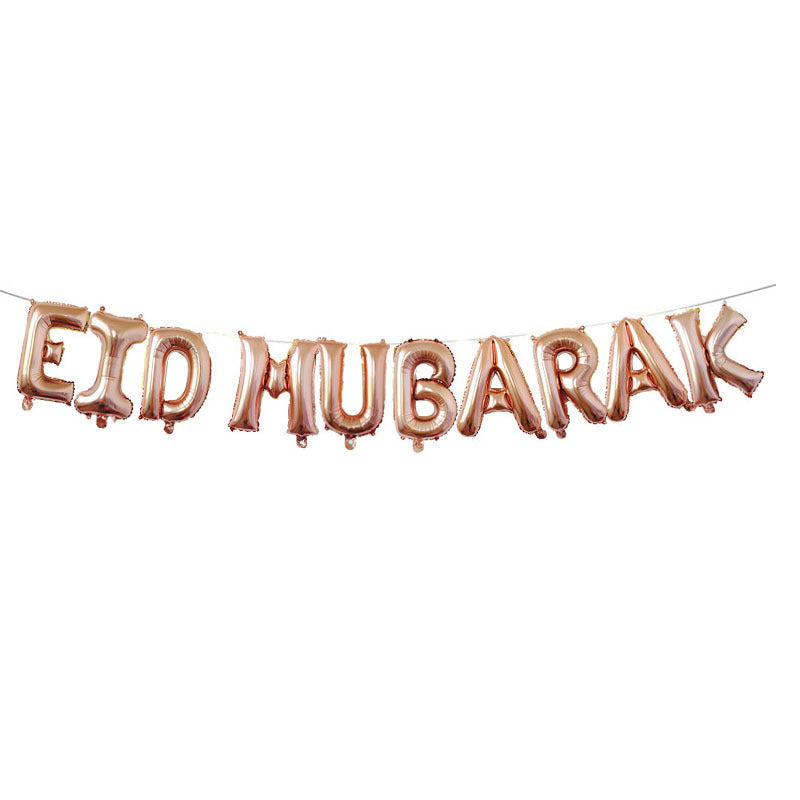 Eid Mubarak Latex Balloon Ramadan Kareem Decoration Festival Party Supplies Maison Taw'am