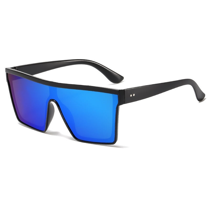Fashion One-piece Large Rim Sunglasses European And American Maison Taw'am