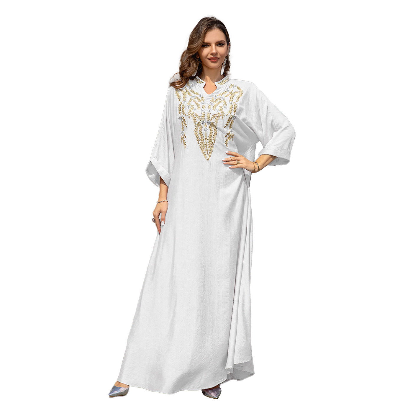 Robe brodée Maison Taw'am