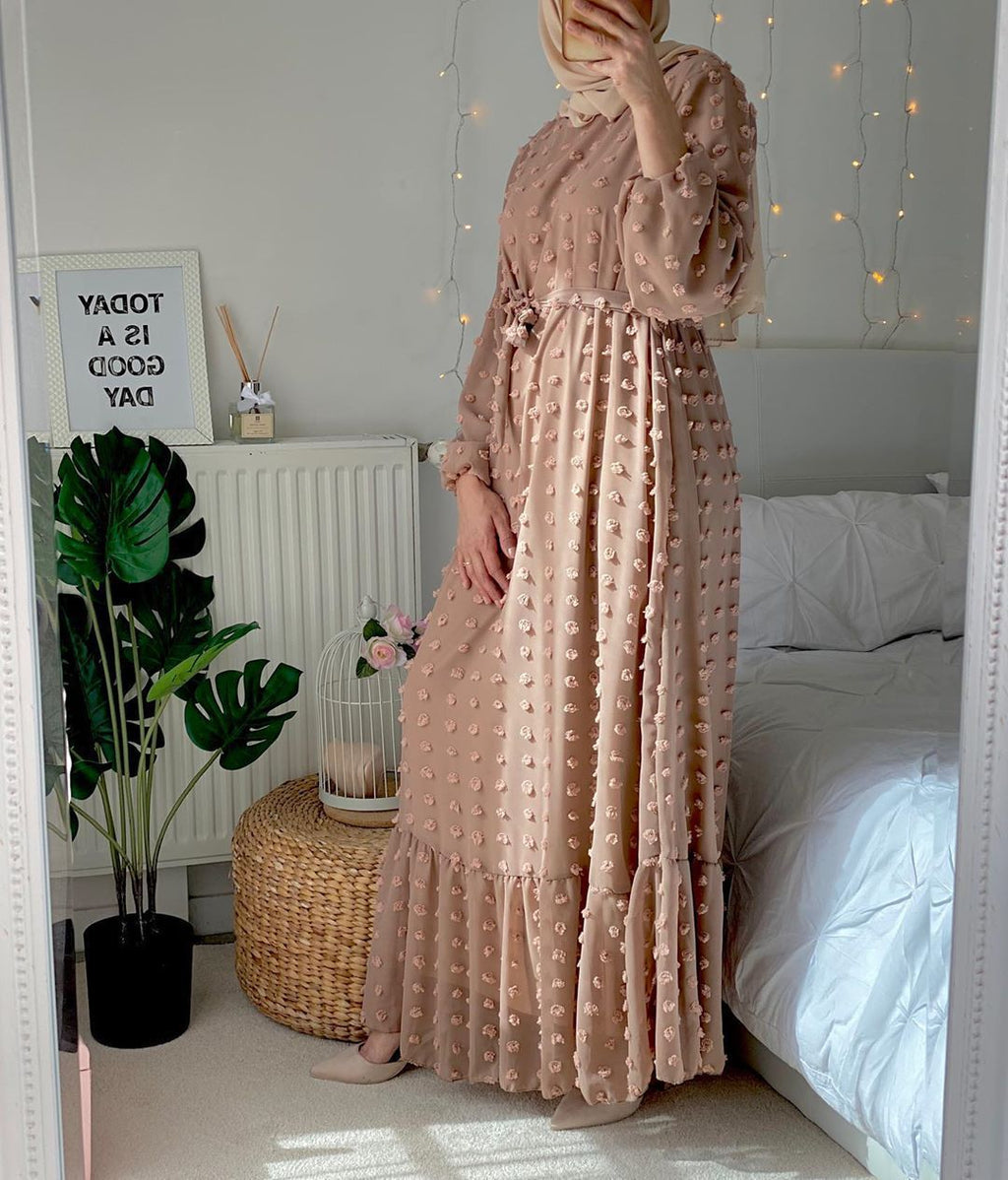 Robe avec pompon Maison Taw'am