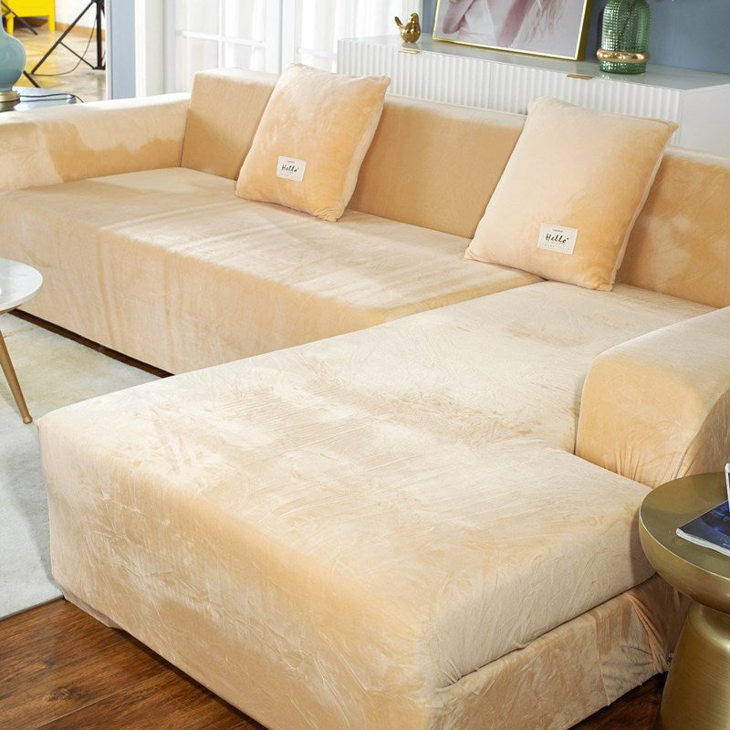 Housse de canapé en velour Maison Taw'am