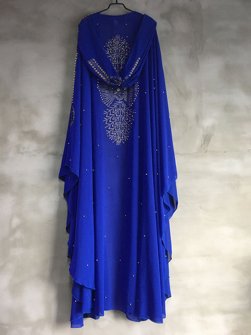 Abaya brillante voile intégré Maison Taw'am