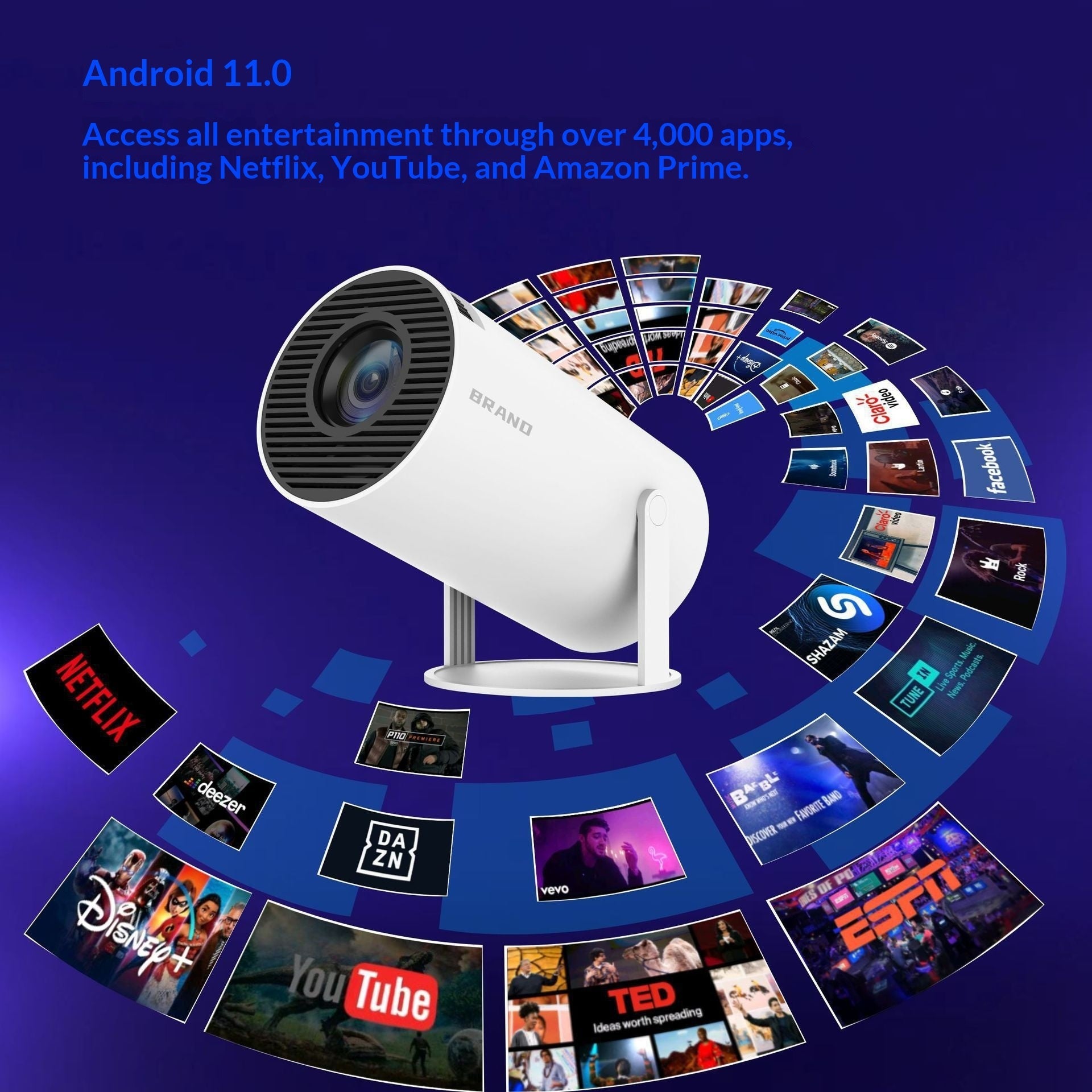 Mini projecteur Smart Maison Taw'am