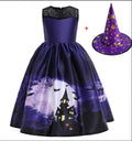 Robe de princesse d'Halloween en maille imprimée Maison Taw'am