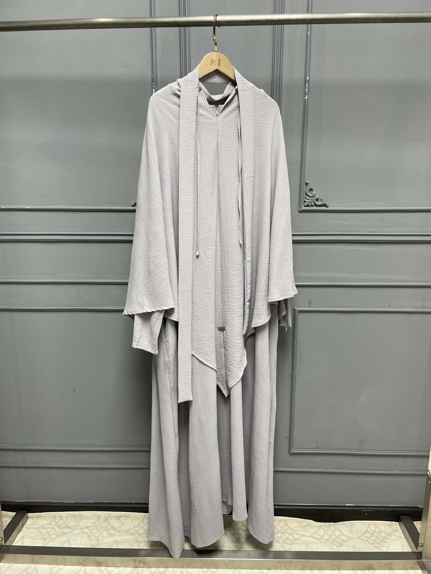 Abaya 2pièces voile intégré Maison Taw'am