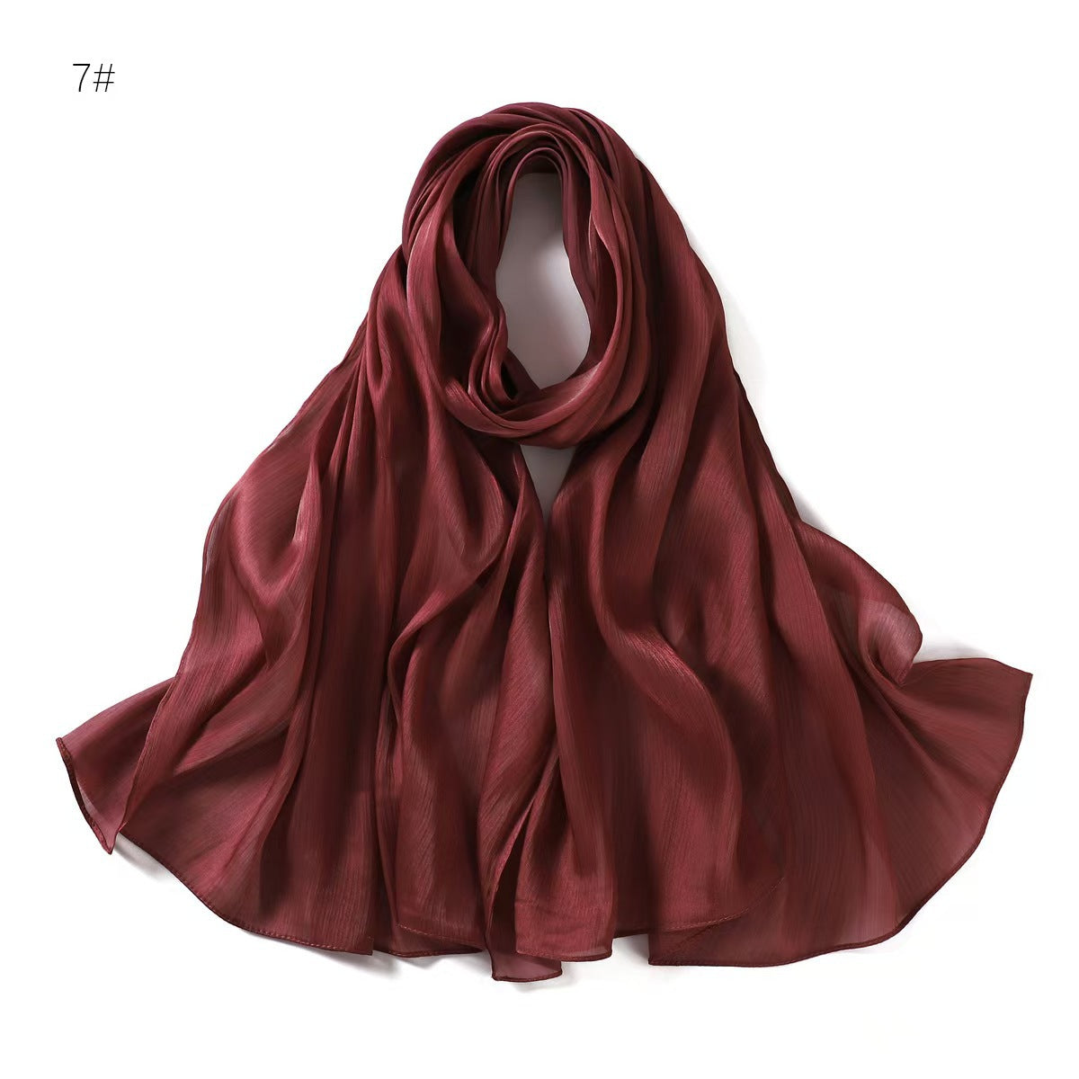 Women's Casual Solid-Color Soft And Lightweight Scarf Maison Taw'am