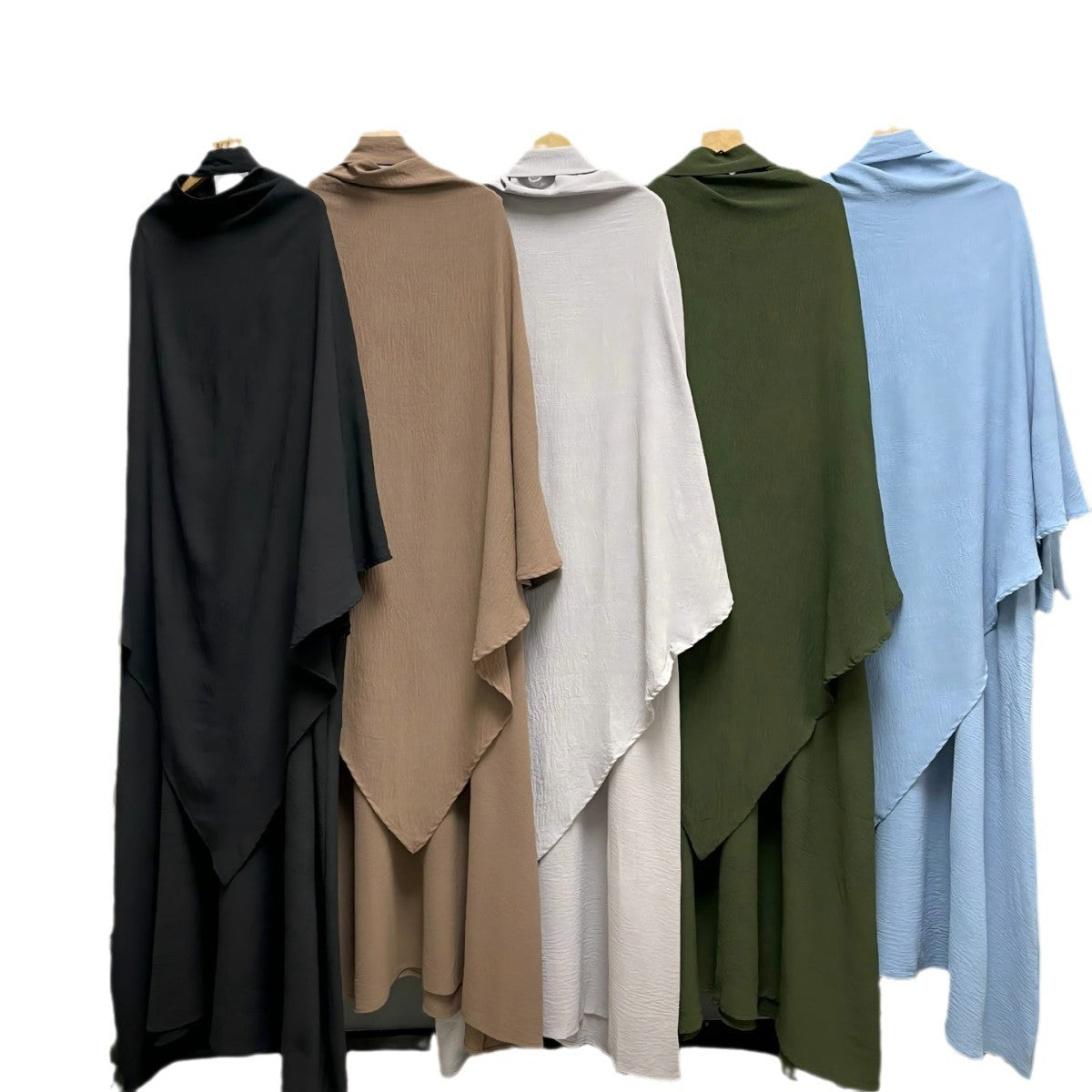Abaya 2pièces voile intégré Maison Taw'am
