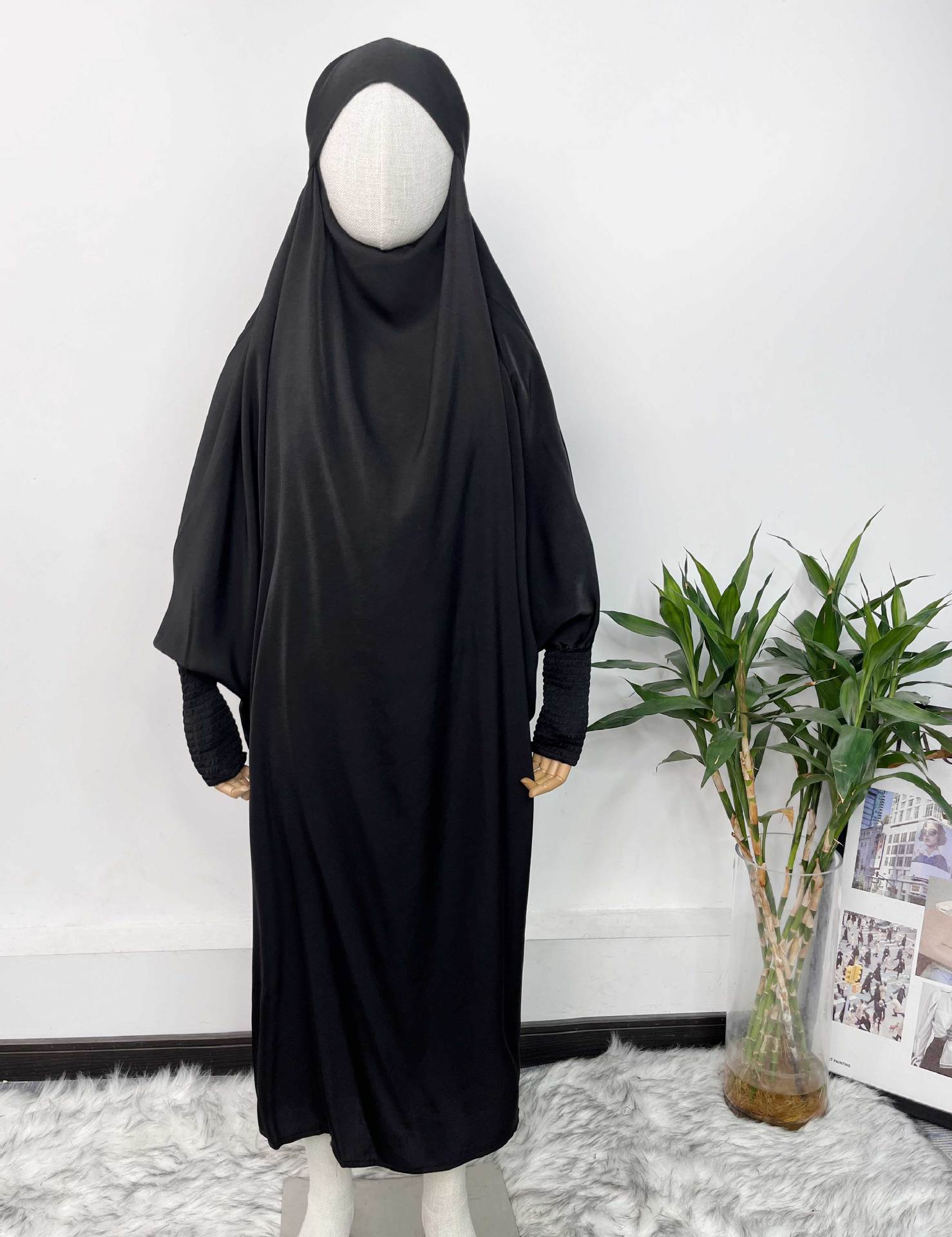 Abaya voile intégré enfant Maison Taw'am