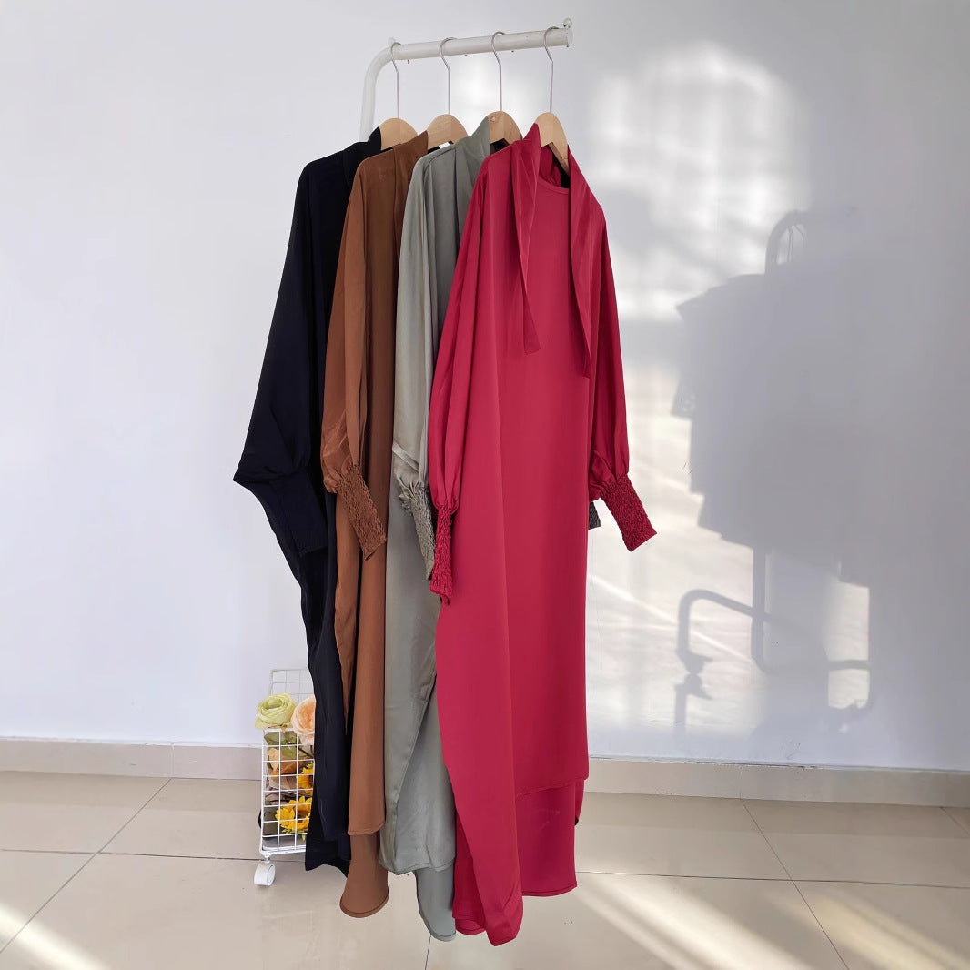Abaya voile intégré enfant Maison Taw'am