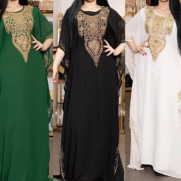 Robe brodée Maison Taw'am