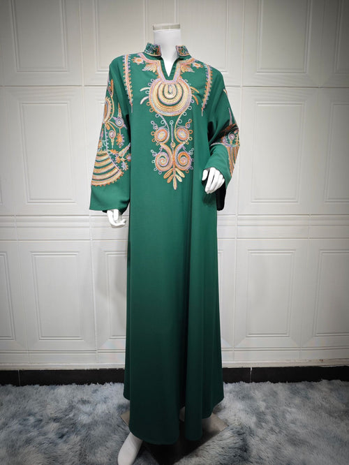Abaya brodée Maison Taw'am