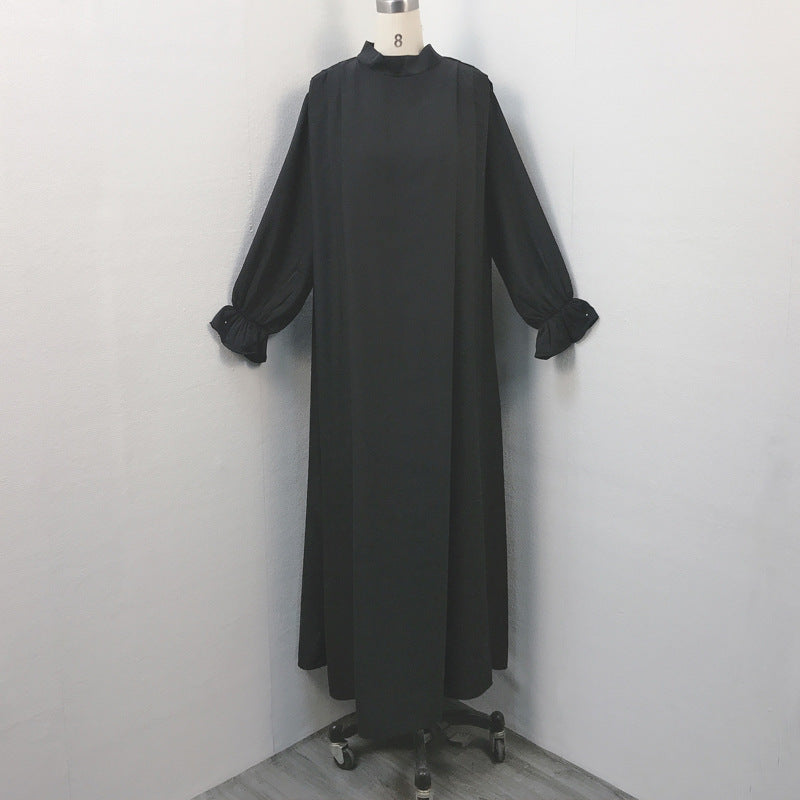 Abaya drapé épaule Maison Taw'am