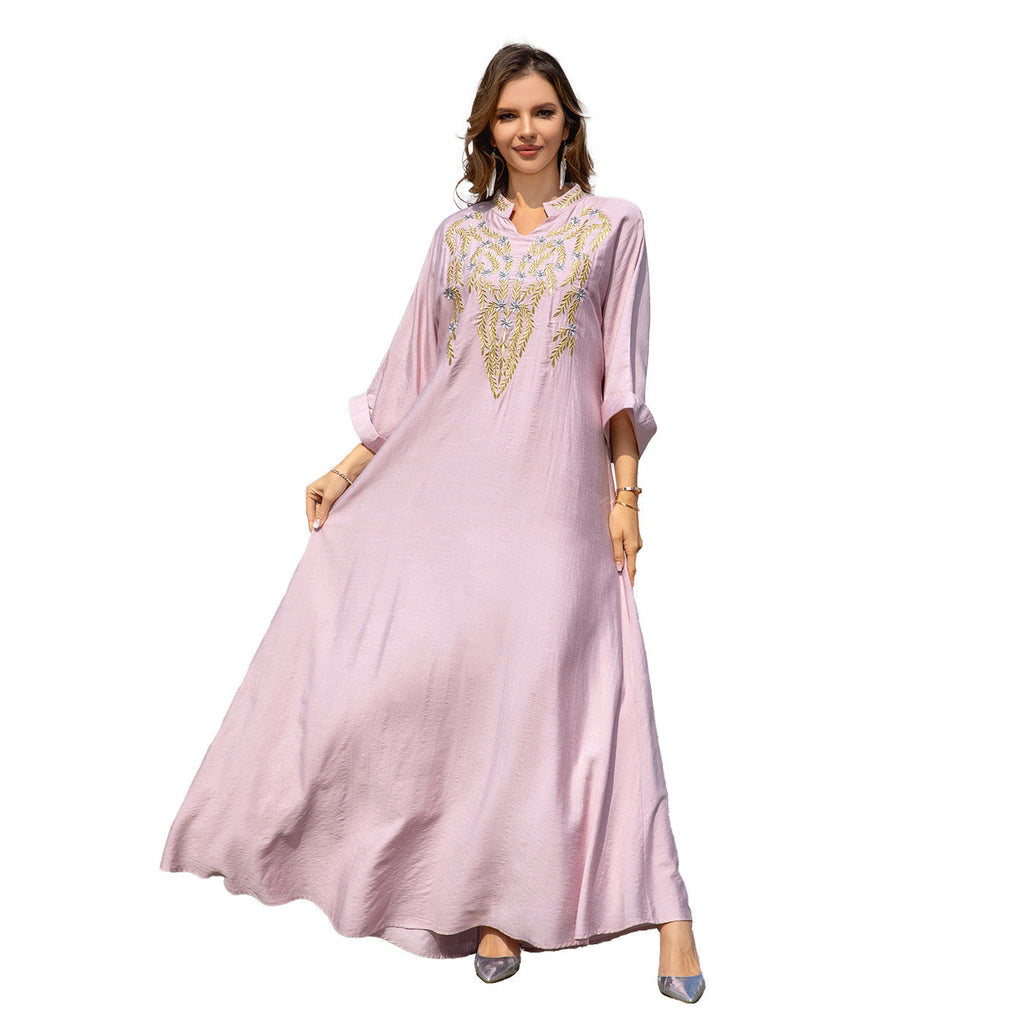Robe brodée Maison Taw'am