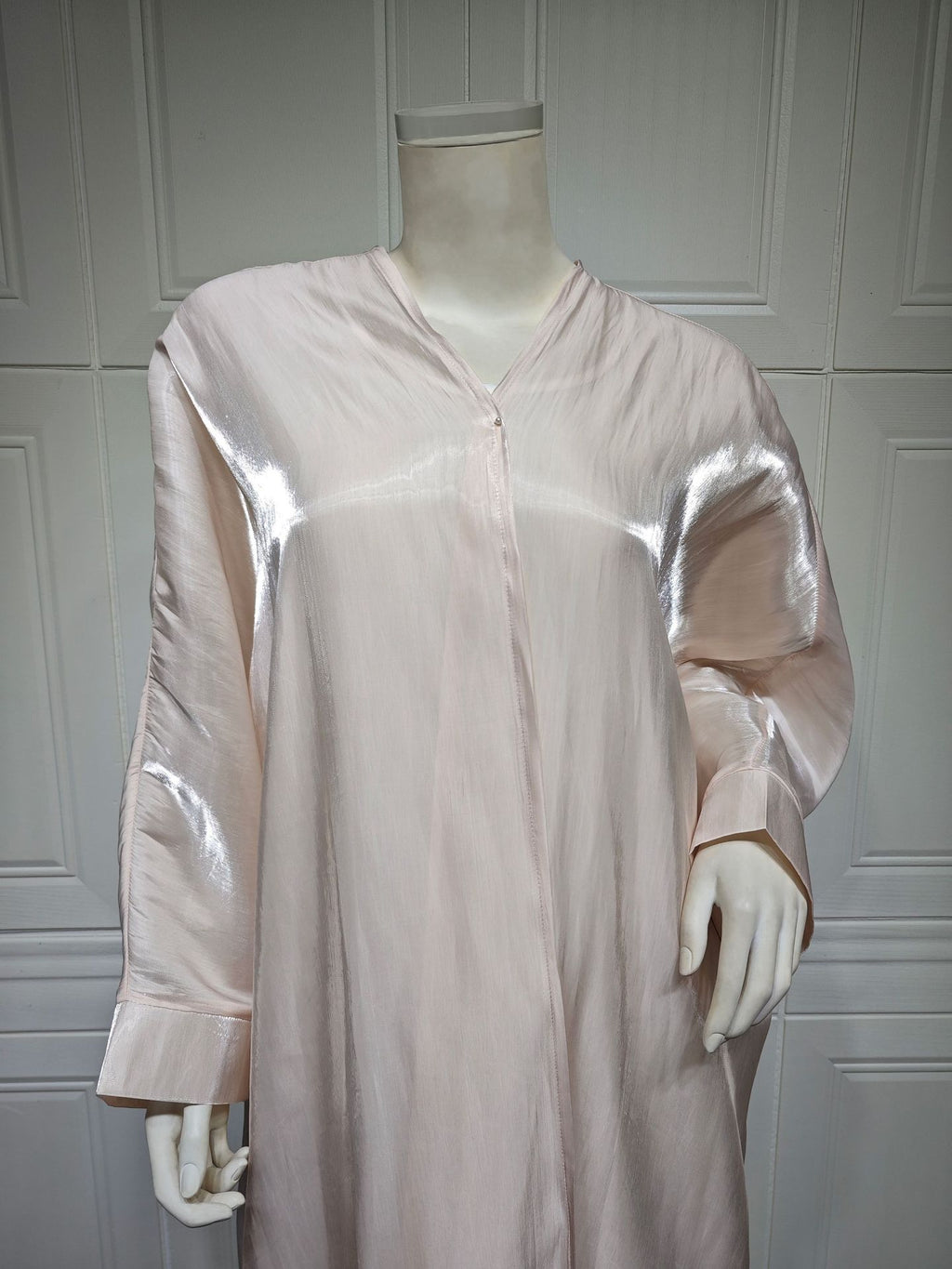 Abaya satin de soie brillante Maison Taw'am