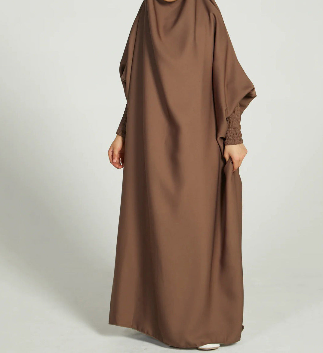 Abaya voile intégré enfant Maison Taw'am