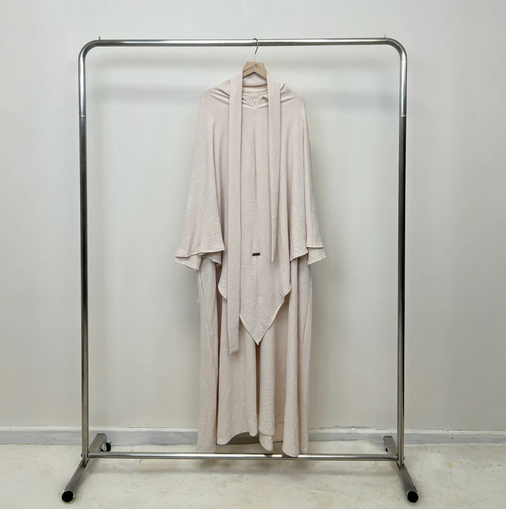 Abaya 2pièces voile intégré Maison Taw'am