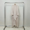 Abaya 2pièces voile intégré Maison Taw'am