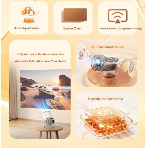 Mini projecteur Smart Maison Taw'am