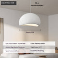 Dining Room Pendant Lamp Nordic Cream Style Living Room Study Bedroom Maison Taw'am