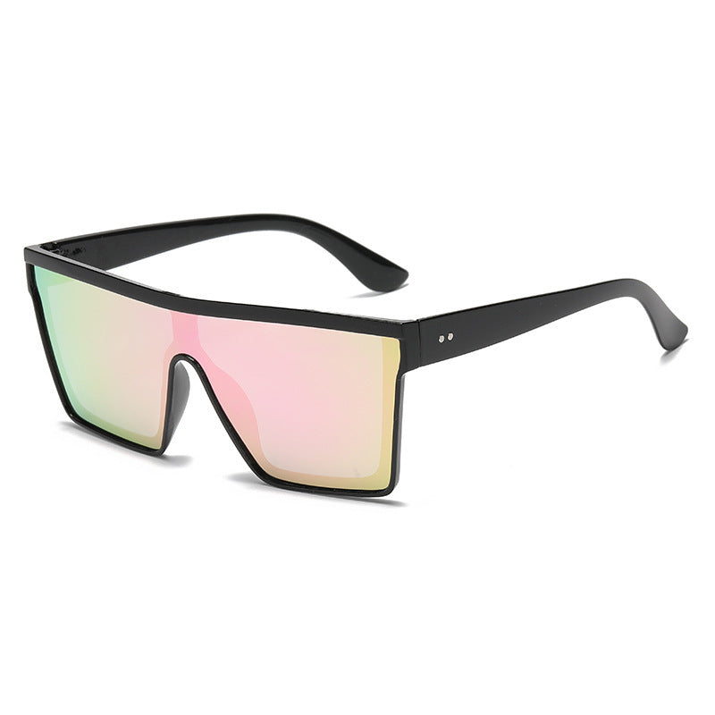 Fashion One-piece Large Rim Sunglasses European And American Maison Taw'am