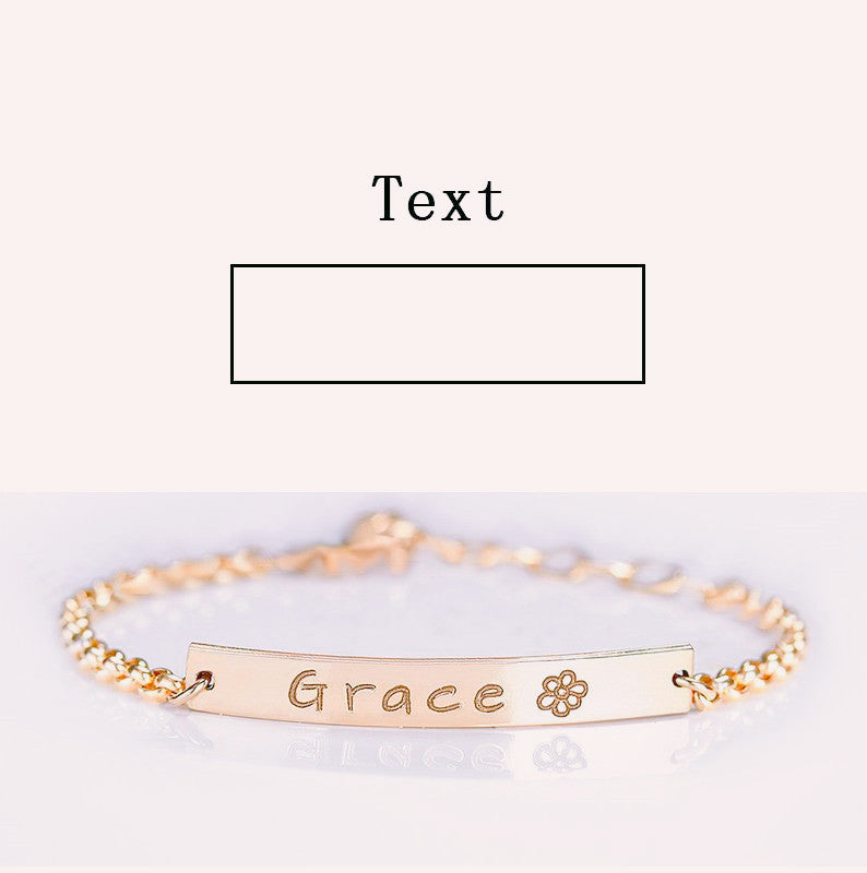 Bracelet enfant personnalisé Maison Taw'am