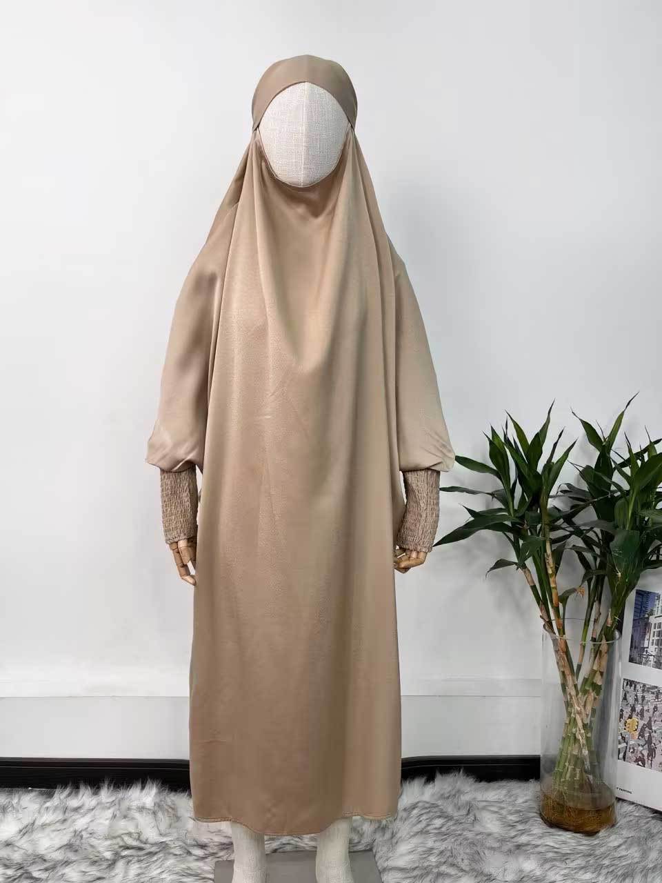 Abaya voile intégré enfant Maison Taw'am