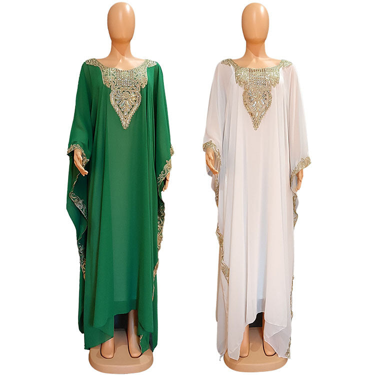 Robe brodée Maison Taw'am