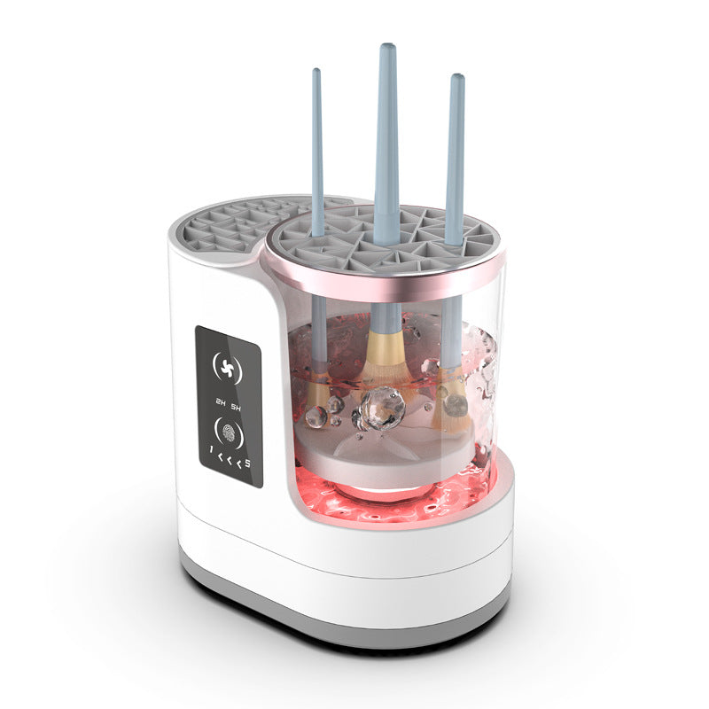 Electric Makeup Brush Cleaner Rechargeable Makeup Brushes Cleaning Tool Automatic Makeup Brush Cleaning Stand Device Maison Taw'am