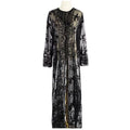Robe sequin brodée Maison Taw'am