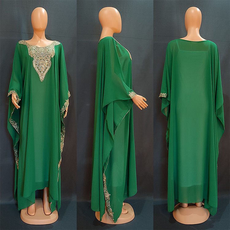 Robe brodée Maison Taw'am